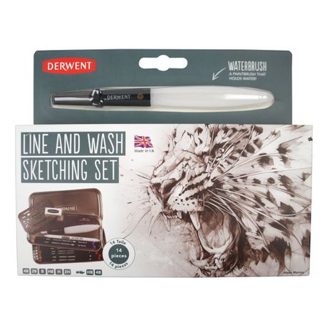 Derwent Line and Wash Sketching Set, 2302162