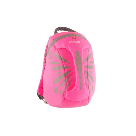 LittleLife Kids HiViz Butterfly Pack - Large (Pink)