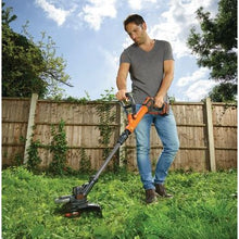 Load image into Gallery viewer, BLACK+DECKER 18V Cordless 30cm Powercommand String Trimmer - 4.0Ah Battery
