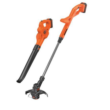 BLACK+DECKER 18V Cordless String Trimmer and Blower Twin Pack