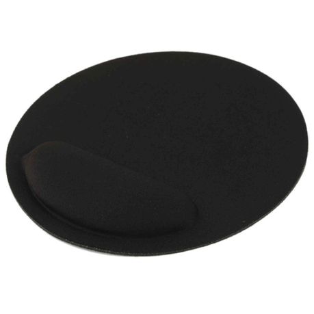 Tuff-Luv Ultra-thin Mouse Pad with built-in Wrist Supporter - Black