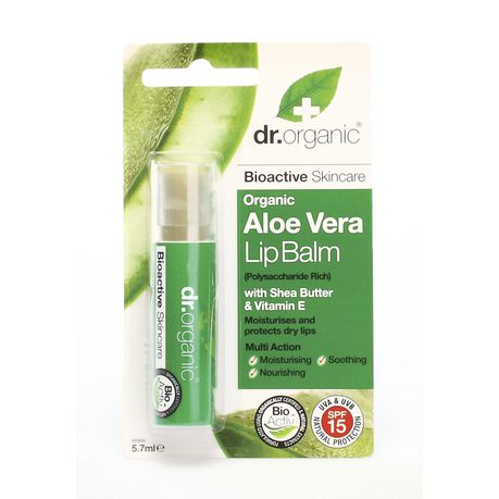 Dr. Organic Skincare Aloe Vera Lip Balm Buy Online in Zimbabwe thedailysale.shop