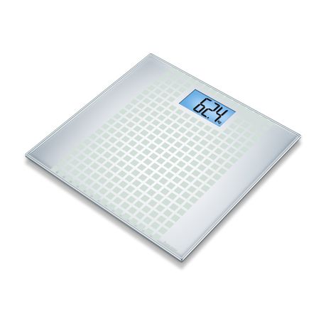 Beurer GS 206 Glass Bathroom Scale - Squares Buy Online in Zimbabwe thedailysale.shop