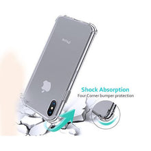 Load image into Gallery viewer, Shockproof Slim Fit Protective Case with Transparent Soft Back for iPhone X
