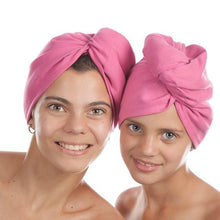 Load image into Gallery viewer, Wonder Towel Microfibre Hair Wrap Towel Set - Pink
