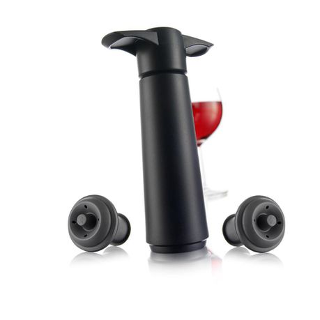 Vacuvin - Wine Saver Black Gift Pack - Set Of 3