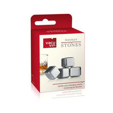 Load image into Gallery viewer, Vacuvin - Whiskey Chilling Stones Stainless - Set of 4
