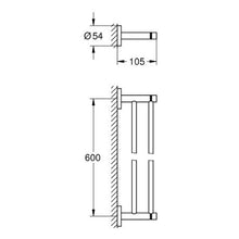 Load image into Gallery viewer, Grohe - 600mm Essentials Double Towel Rail
