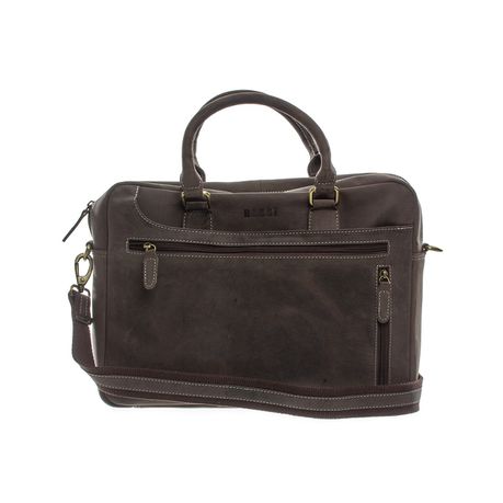 Bossi Genuine Leather Business Bag - Brown Buy Online in Zimbabwe thedailysale.shop