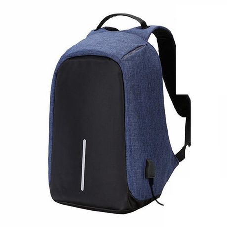 Anti-Theft Waterproof Travel Laptop Backpack - Blue Buy Online in Zimbabwe thedailysale.shop