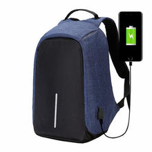 Load image into Gallery viewer, Anti-Theft Waterproof Travel Laptop Backpack - Blue
