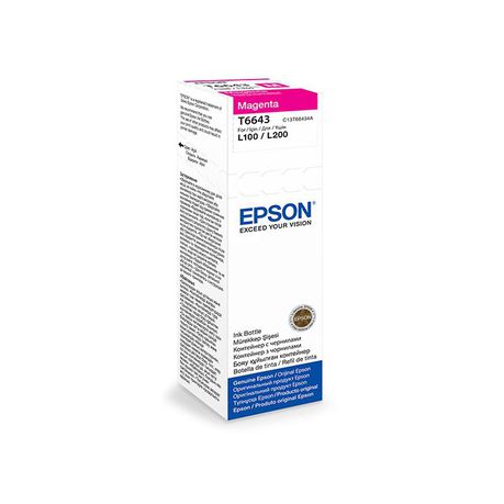 Epson T6643 Magenta Ink Bottle 70ml