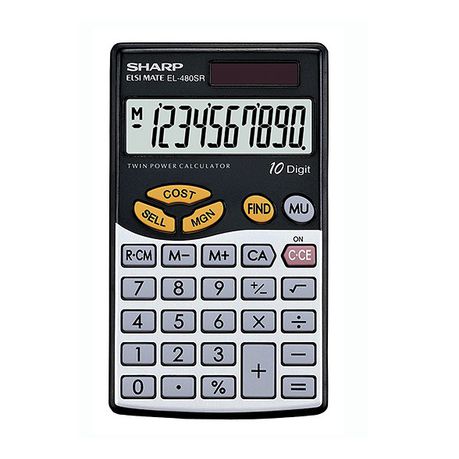 Sharp EL-480SB Business Calculator Buy Online in Zimbabwe thedailysale.shop