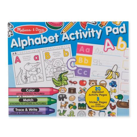 Melissa & Doug Alphabet Activity Pad Buy Online in Zimbabwe thedailysale.shop