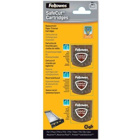 Fellowes SafeCut Assorted Blades 3 Pack