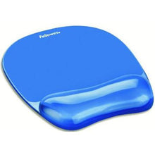 Load image into Gallery viewer, Fellowes Crystals Gel Mouse Pad Wrist Rest - Blue
