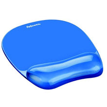 Load image into Gallery viewer, Fellowes Crystals Gel Mouse Pad Wrist Rest - Blue
