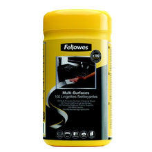 Load image into Gallery viewer, Fellowes Surface Cleaning Wipes (Tub of 100)
