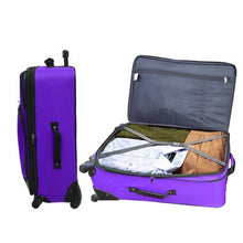 Load image into Gallery viewer, Eco Barcelona 5 Piece Luggage Set Purple
