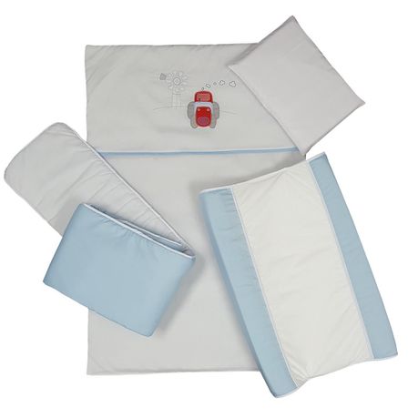 Cabbage Creek - Cot Linen Set of 5 - Blue