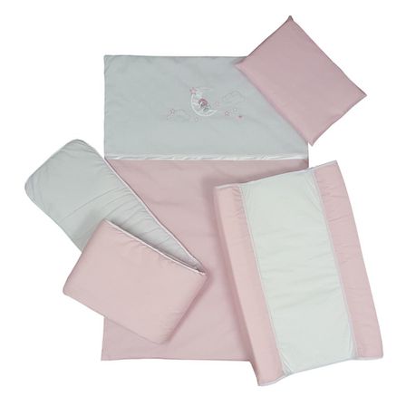 Cabbage Creek - Cot Linen Set of 5 - Pink