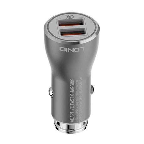 LDNIO C407Q Powerful Car Charger 2USB Port