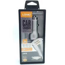 Load image into Gallery viewer, LDNIO C407Q Powerful Car Charger 2USB Port
