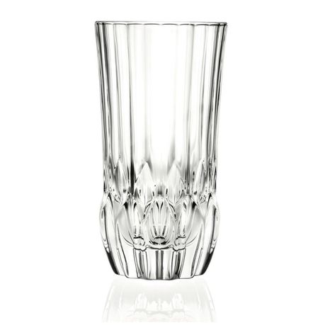 RCR - Adagio Crystal Hiball Tumbler Glasses - 400ml - Set of 6