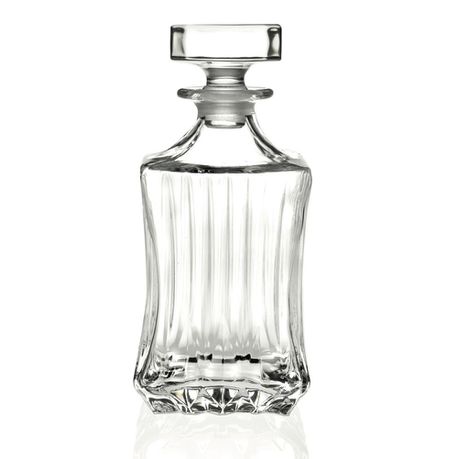 RCR - Adagio Crystal Whisky Square Decanter - 750ml Buy Online in Zimbabwe thedailysale.shop