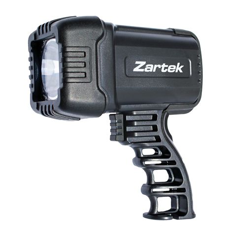 Zartek - 500 Lumen LED Rechargeable Spotlight - Black Buy Online in Zimbabwe thedailysale.shop