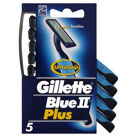 Gillette Blue II Plus Disposal Razors - 5s