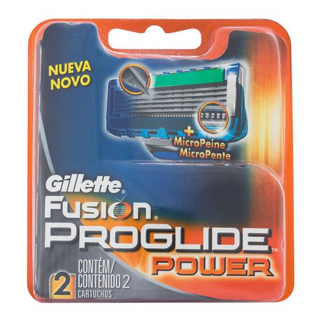 Gillette Fusion PGlide Power Cartridges - 2's