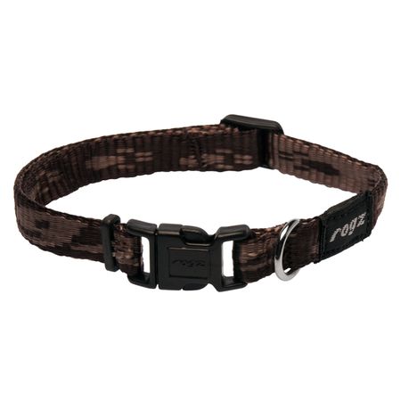 Rogz - Alpinist 11mm Dog Collar - Chocolate