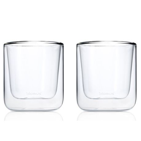 blomus Coffee Glass Nero Set - 2 Pack