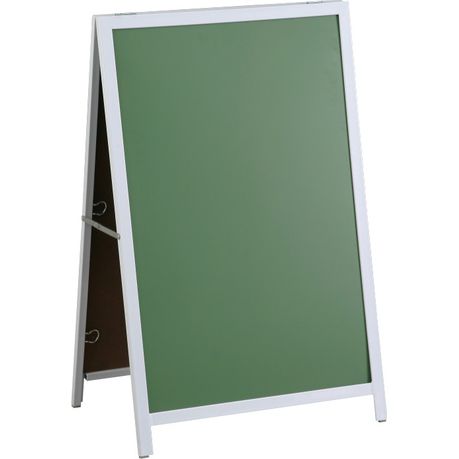 Parrot A-Frame Chalk Board with Steel Frame Sandwich Board - 900 x 600mm Buy Online in Zimbabwe thedailysale.shop