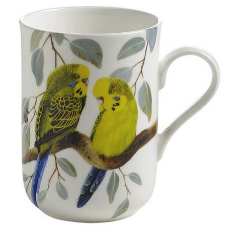 Maxwell & Williams - 300ml Eric Shepherd Budgerigars Decal Mug - White Buy Online in Zimbabwe thedailysale.shop