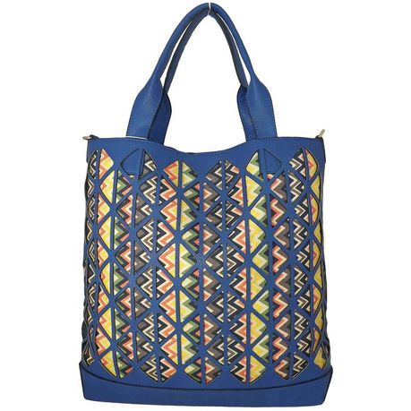 Parco Collection Ladies Handbag - Blue Buy Online in Zimbabwe thedailysale.shop