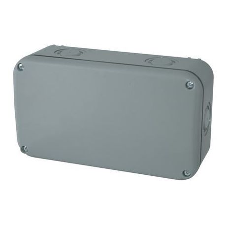 Masterplug - IP55 Rectangular Junction Box - Grey Buy Online in Zimbabwe thedailysale.shop