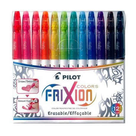 Pilot Frixion Colours Felt Tip Pen - Wallet of 12 Colours Buy Online in Zimbabwe thedailysale.shop