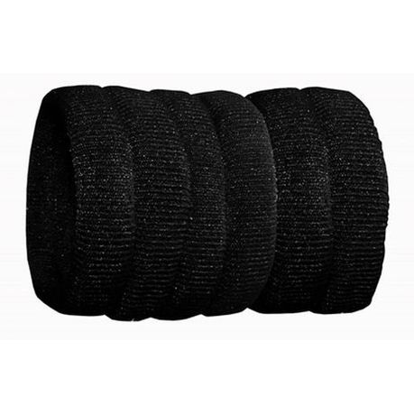 Chic Harmfree Thin Hairing Band 6 Pack - Black