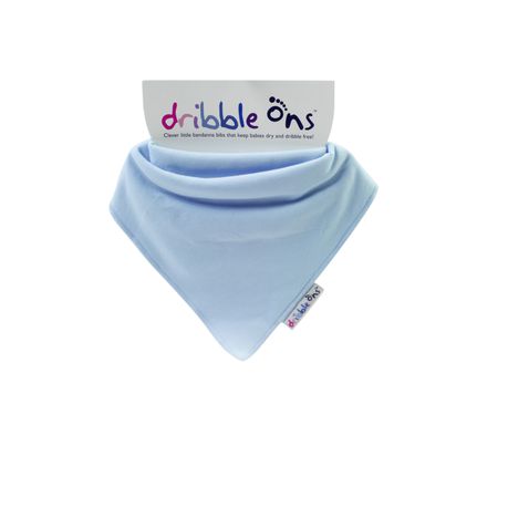 Dribble Ons - Classic Baby Bib - Baby Blue Buy Online in Zimbabwe thedailysale.shop