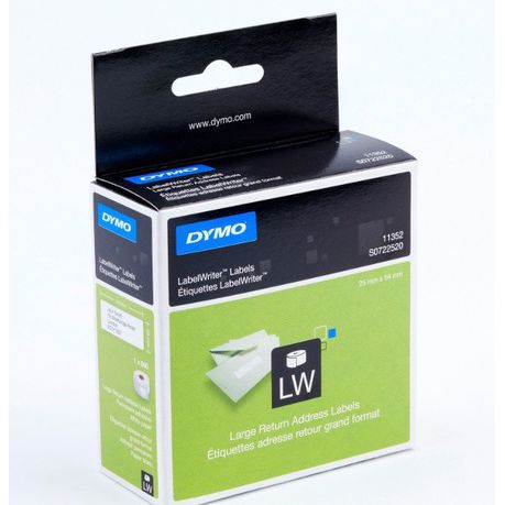 Dymo LabelWriter Return Address Labels 25mm x 54mm