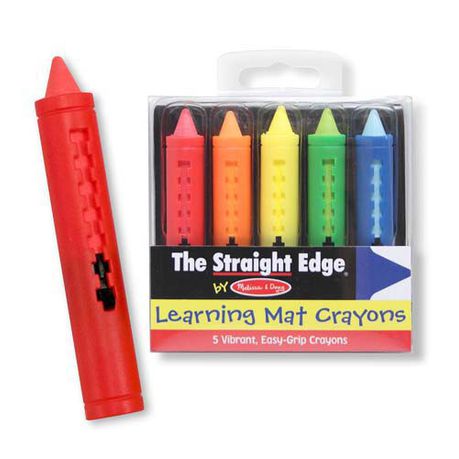 Melissa & Doug Learning Mat Crayons