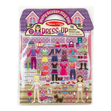 Melissa & Doug Puffy Sticker Play Set - Dress-Up Buy Online in Zimbabwe thedailysale.shop