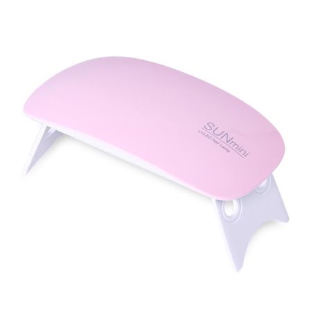 Portable Mini LED Gel Curing UV Nail Lamp Drier - Pink Buy Online in Zimbabwe thedailysale.shop