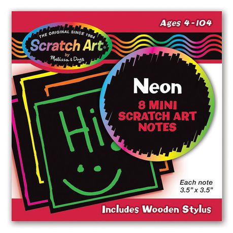 Melissa & Doug Scratchin' Hot Mini Scratch Art Notes Buy Online in Zimbabwe thedailysale.shop