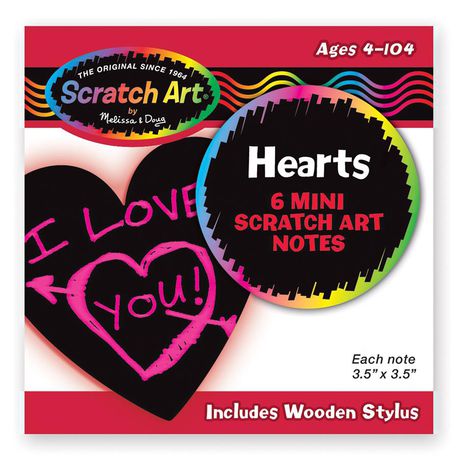 Melissa & Doug Scratch Magic Love Notes