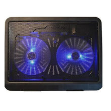 Load image into Gallery viewer, Notebook Laptop Cooling Pad Stand with Fan &amp; Adjustable Feet
