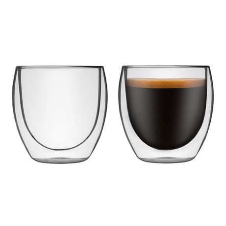 Humble & Mash - 250ml Double Wall Glasses - Set of 2 Buy Online in Zimbabwe thedailysale.shop