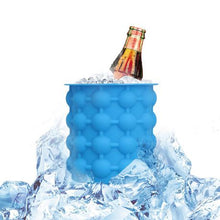 Load image into Gallery viewer, Gin Tribe - Ice Cube Maker Genie Ice Bucket - Blue
